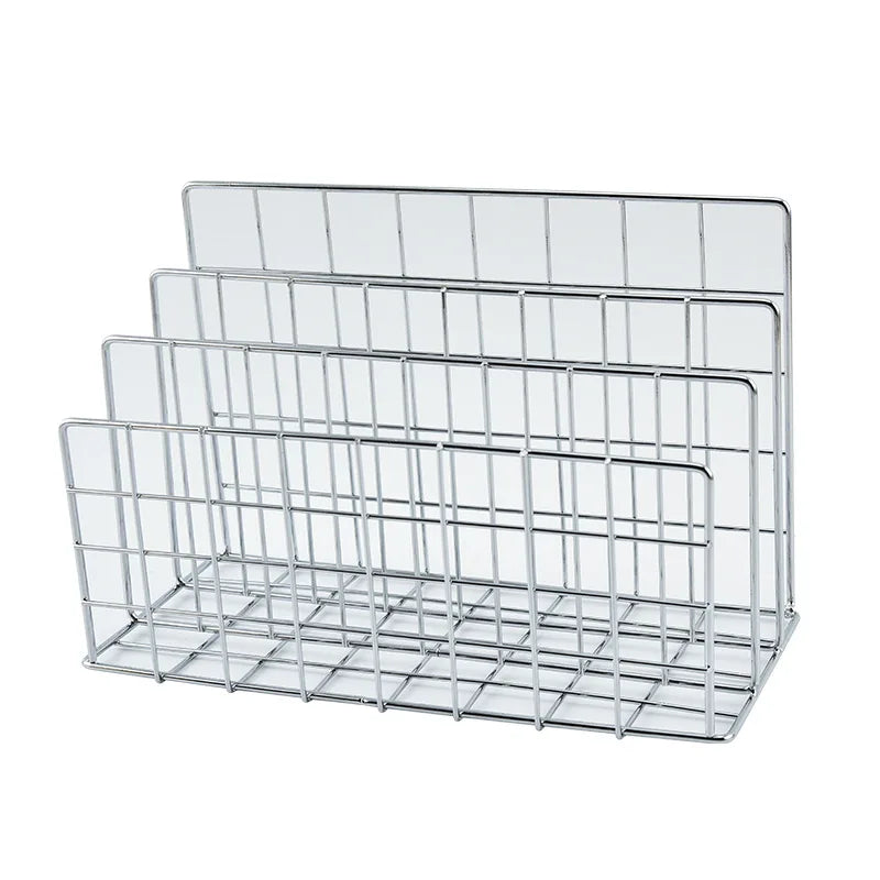 Ins Minimalist Iron Desktop Storage Rack Organizer Table Metal Organizing Rack Bookshelf Desk Multi-functional Storage Rack
