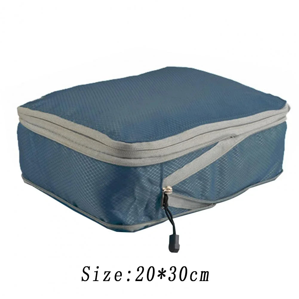 Travel Luggage Organizer Compression Packing Cubes for Carry on Luggage Large Capacity Suitcase Bags Set Waterproof Storage Bags