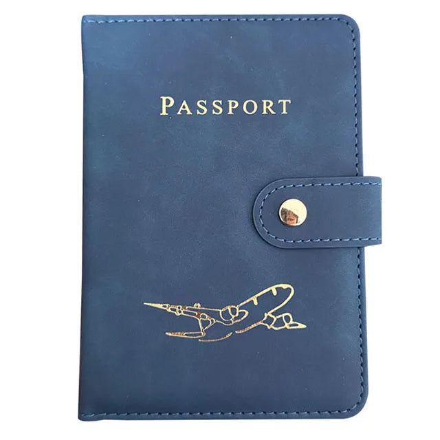 Passport Case Vintage Leather Pattern Passports Holder Women Man ID Bank Credit Card Organizer Storage Case/Travel Accessories