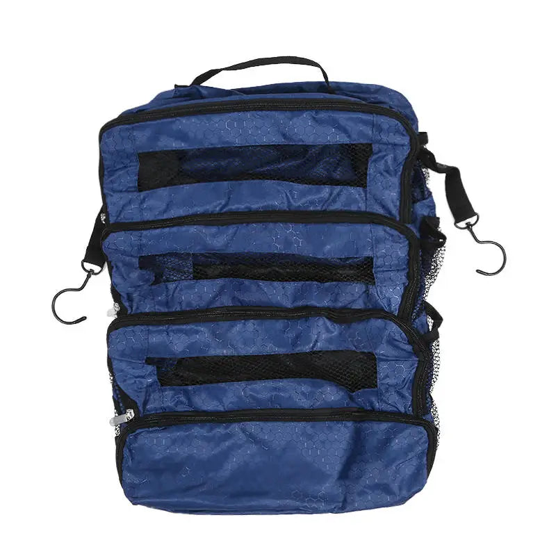 Suitcase Organizer High-capacity Travel Luggage Organizer Hanging Shelve Packing Cube Closet Collapsible Hanging Storage Bags