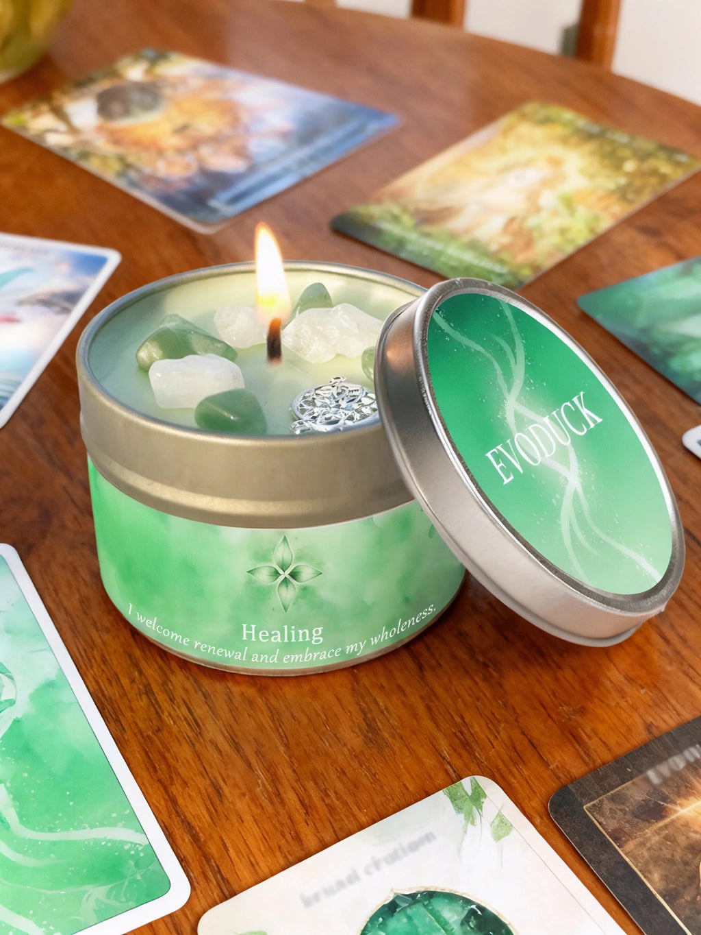 Scented Candles 3oz Law of Attraction Peace & Calm Manifestation Energy Boosting Christmas Home Decoration Candle Holders Gift