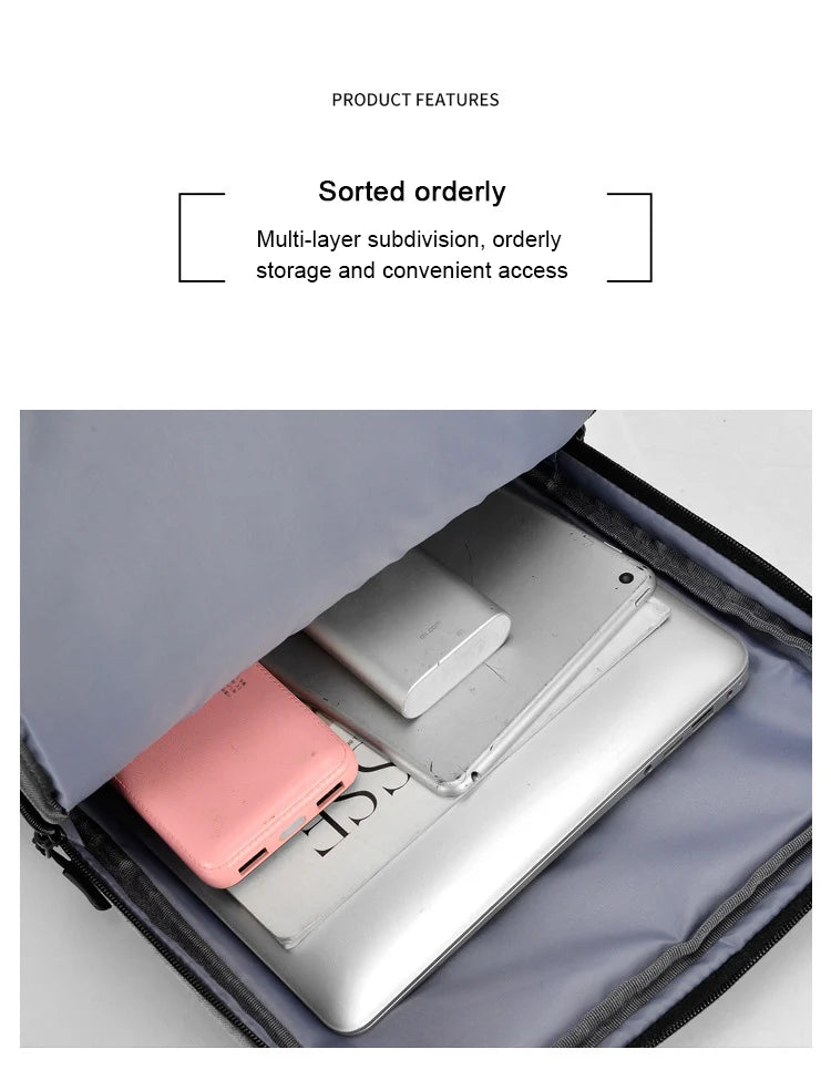 Minimalist Backpack for 13" 14" Laptop Man Bag Multi-use Women Men Work Bag Pack Waterproof Thin Casual Fashion Computer Backbag