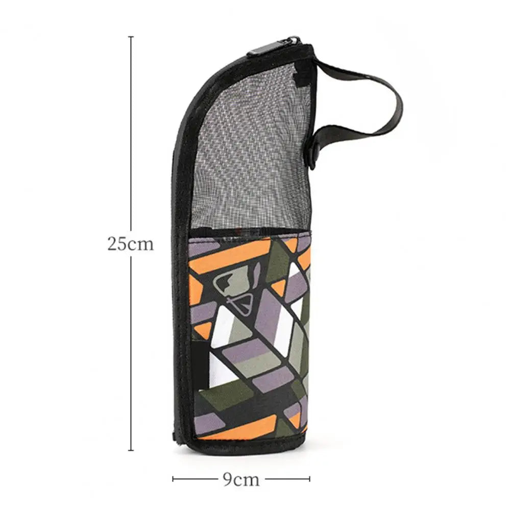 Toiletry Bag with Mesh Pocket Cutlery Organizer Bag Waterproof Outdoor Cutlery Storage Bag with Mesh Pocket for Travel Camping