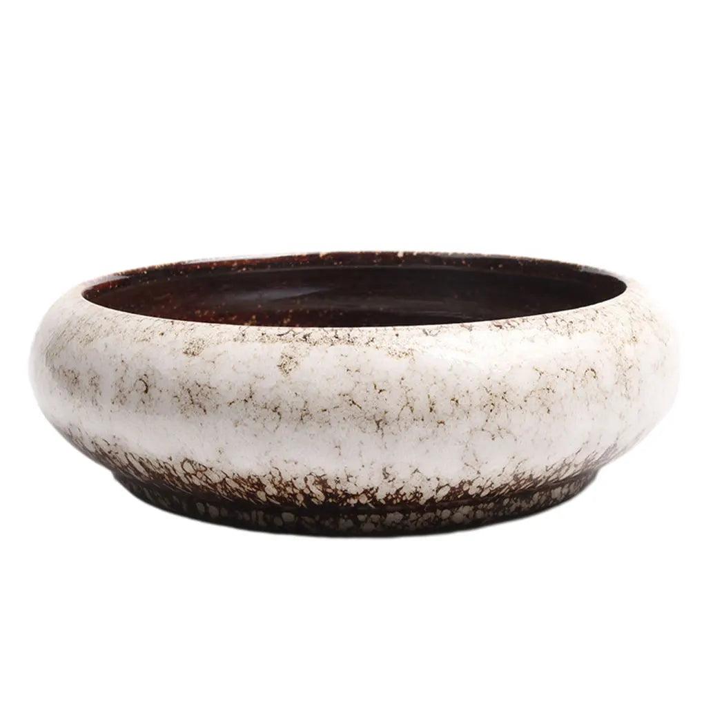 Ceramics Vintage Ceramic Glazed Bonsai Pot Creative And Durable For Plant Lovers Flowers Herbs