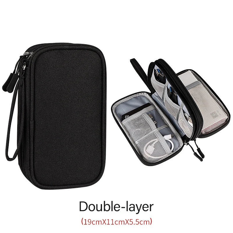 Travel Bag Storage Pouch Portable  Wire Organizer Zipper Bag Holiday Accessories Travel Voyage Indispensable